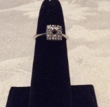 14K White Gold Diamond Ring