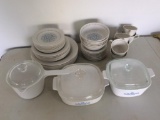 Corning Set with Crawford Dinnerware