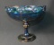 Carnival Glass, '' Blue Garland Teardrop''