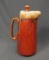 Pitcher, Oven Proof, Brown Drip