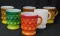 Lot Of 6 Fire King Cups, Mixed Colors