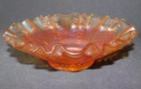 Carnival Glass Dish, Marigold