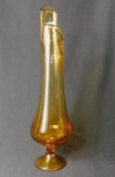 Vase , Art Glass Swung Vase