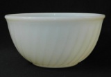 Fire King Mixing Bowl, Ivory Swirl