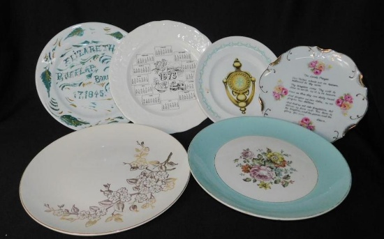 Mixed Lot Of 6 Plates