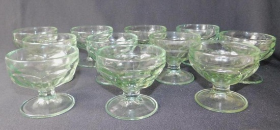 Lot Of 11 Cocktail Glasses