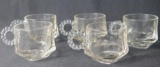 Lot Of 5 Glass Cups