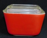 Pyrex Refrigerator Dish Red With Lid