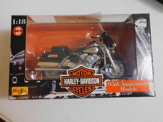 Harley Davidson Die Cast Replica, Lot Of 3