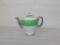 Tea Pot, McCormick & Co (White, Green And Silver)