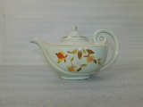 Jewel Tea Aladdin Teapot, Autumn Leaf 3 Piece Set