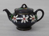 Tea Pot, Royal Canadian Art Pottery (Brown With Flower Design)