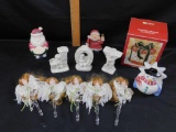 Lot Of Christmas Figurines