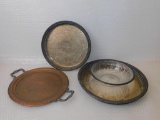 Three Serving trays