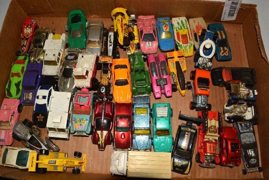 BOX OF SMALL TOY CARS