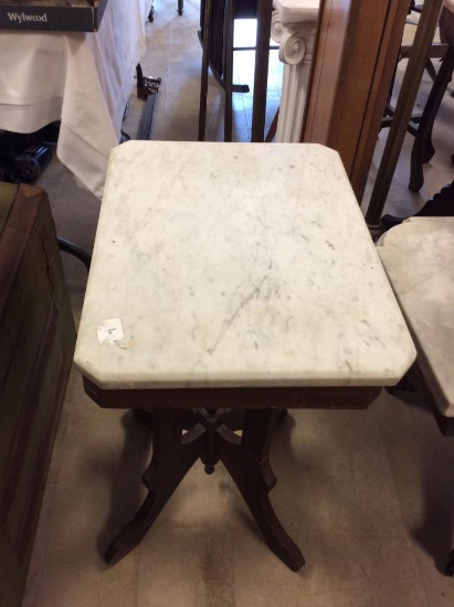 VINTAGE MARBLE TOP TABLE