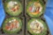 4 PC COLLECTIBLE PLATES