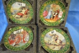 4 PC COLLECTIBLE PLATES