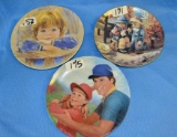 LOT OF 3 COLLECTOR PLATES
