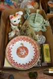 BOX WITH ORIENTAL ITEMS