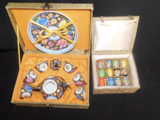 LOT WITH CHILD TEA SET