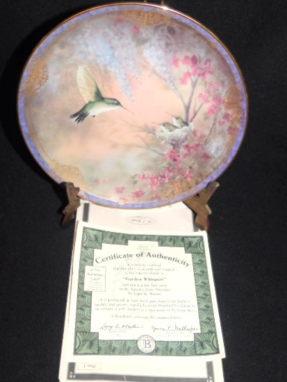 HUMMINGBIRD COLLECTIBLE PLATE