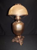 VINTAGE GINGER JAR SHAPED GLASS LAMP