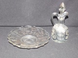 SILVER OVERLAY CRUET SET