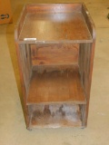 WOODEN ROLLING CABINET