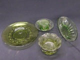 GREEN SEPRSSION GLASS