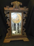 ANSONIA OAK MANTLE CLOCK