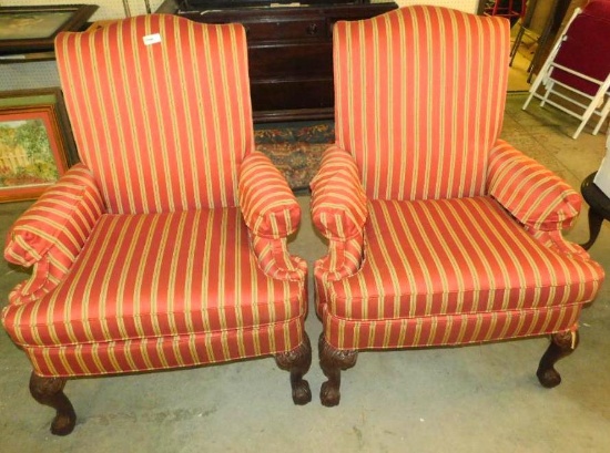 CHIP AND DAILEY CHAIRS WITH CLAW FEET