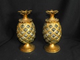 PINEAPPLE CANDLE HOLDERS