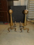 BRASS WOOD HOLDERS