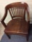 VINTAGE WOOD ARM CHAIR