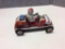 LITHO TIN TOY RACE CAR AND DRIVER #7