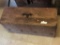 LARGE WOODEN BOX/TOOLBOX