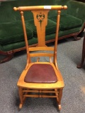 WOOD ROCKING CHAIR