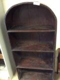 ARCH TOP WOOD BOOKCASE