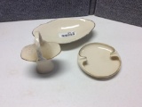 LENOX 3 PIECE BASKET + 2 DISHES