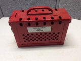 RED LOCK OUT  BOX