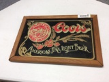 COORS BEER SIGN