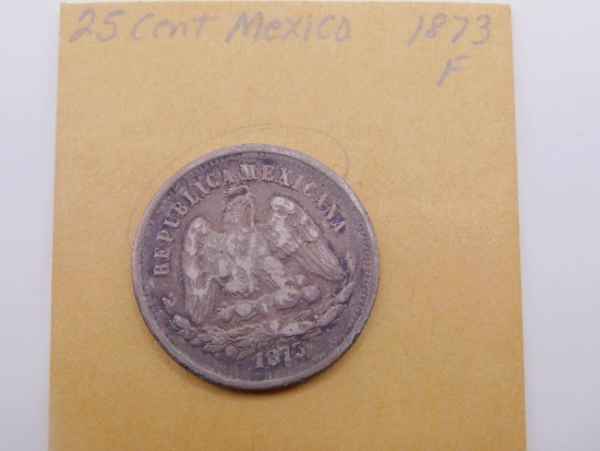 MEXICO 25 CENT, 1873