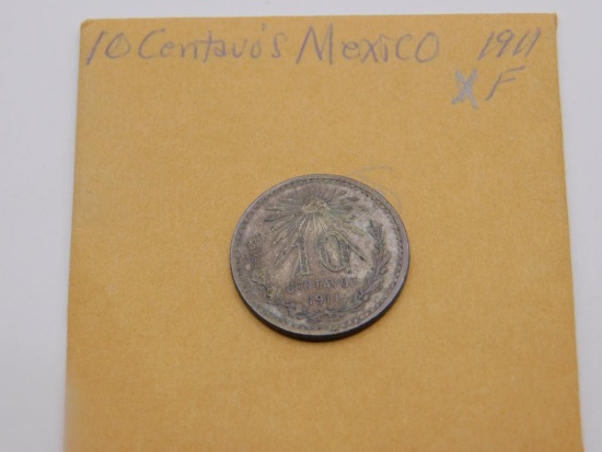 MEXICO, 10 CENTAVO, 1911