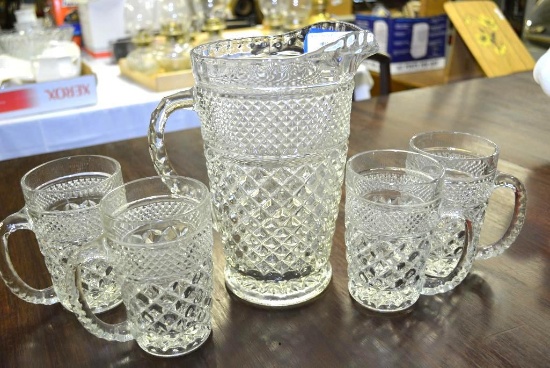 VINTAGE WEXFORD PATTERN ICED TEA SET