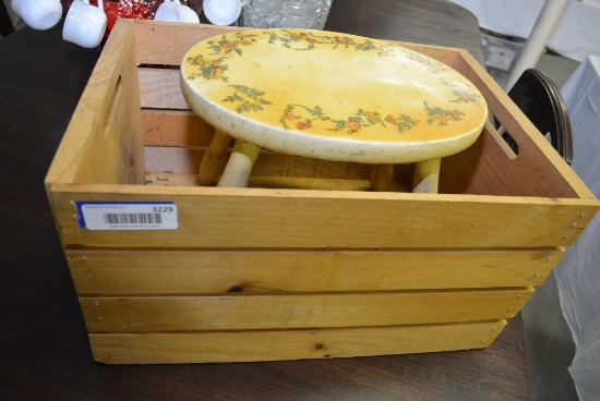 LOT W/ WOODEN CRATE