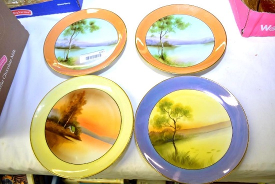 LOT OF 4 NORITAKE PLATES