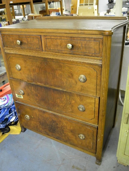 VINTAGE 2 OVER 3 CHEST OF DRAWERS