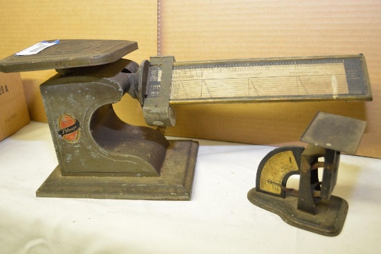LOT OF VINTAGE POSTAL SCALES