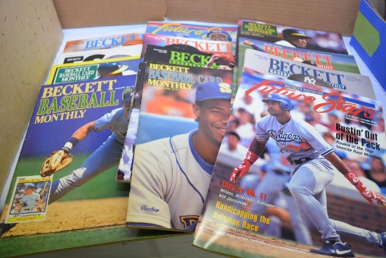 LOT OF BECKETT'S MAGAZINES